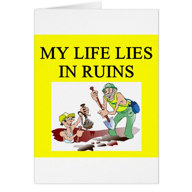 Chiste de la arqueología (Frente)