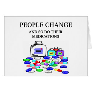 chiste de las medicaciones del cambio de la gente