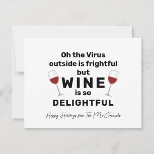 Chiste de Navidad de Vino Personalizado Divertido