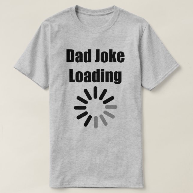 Chiste de papá cargando camiseta masculina (Diseño del anverso)