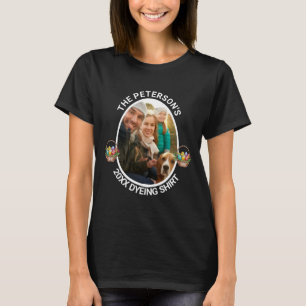 Chiste de Pascua   Camiseta de teñido de foto fami