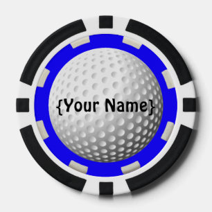 Chiste de póquer para la pelota de golf