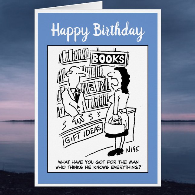 Chiste de Tienda de Libros Feliz Cumpleaños Funny (Subido por el creador)