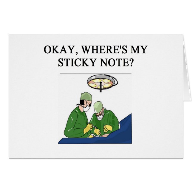 chiste del cirujano del médico del médico (Anverso (Horizontal))