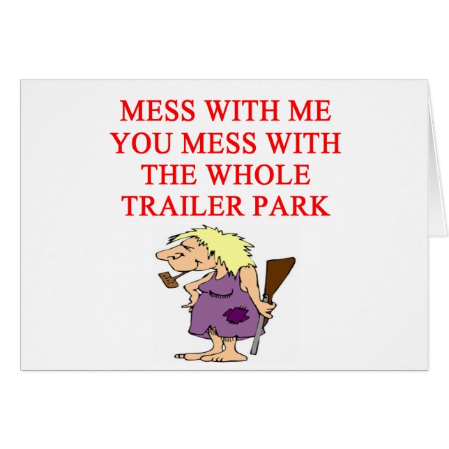 chiste del hillbilly del campesino sureño (Anverso (Horizontal))