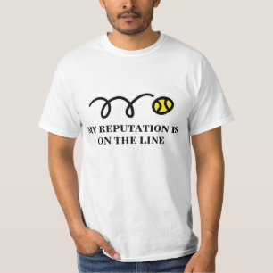Chiste del tenis en la camiseta