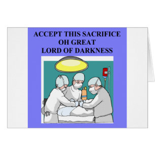 chiste demoníaco del médico/del cirujano