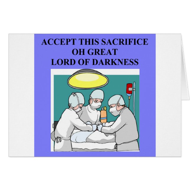 chiste demoníaco del médico/del cirujano (Anverso (Horizontal))