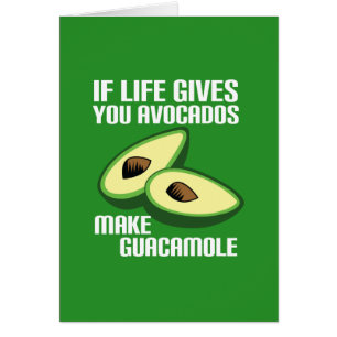 Chiste divertido del aguacate del Guacamole
