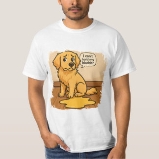 Chiste gracioso de la camiseta de Golden Retriever