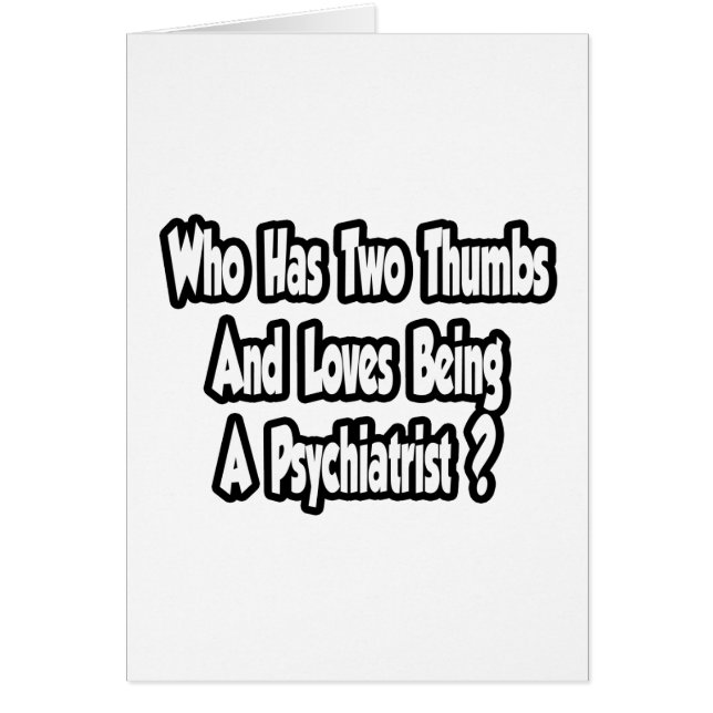 Chiste psiquiatra... Dos Thumbs (Frente)