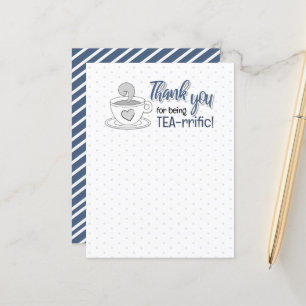 Chistes divertidos sobre la postal del té