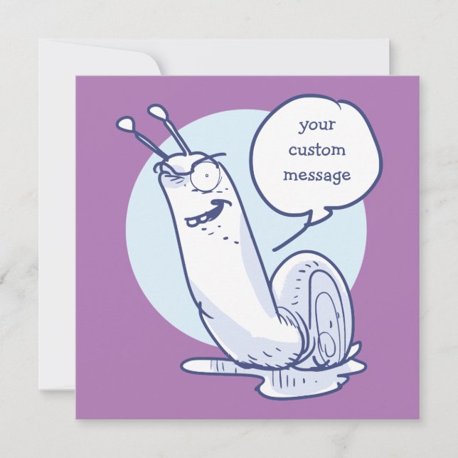 chistoso dice algo, personalizado (Anverso)