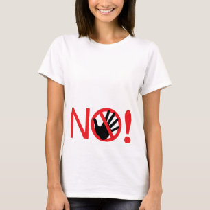 Chistoso "no me toque" la camisa de maternidad