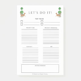 Chita y tópico 4 x 6 Notas para hacer