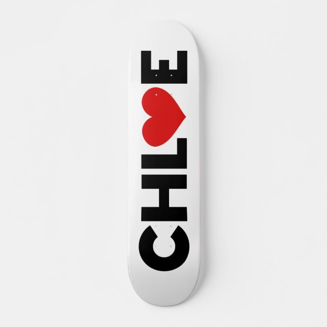 Chloe Love Skateboard (Anverso )