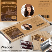 Chocolate Bar y Personalizado Wrapper Fun Photo
