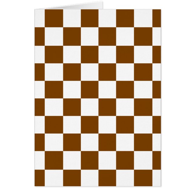 Chocolate Brown Checks (Frente)