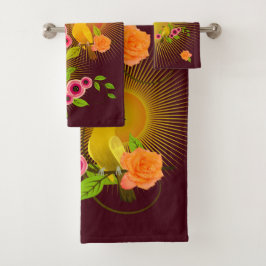 Chocolate Brown Dew Drots & Sunshine