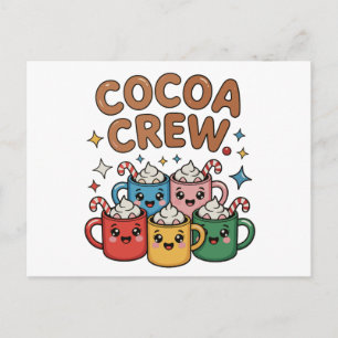 Chocolate Caliente Crew Kawaii Navidad Xmas