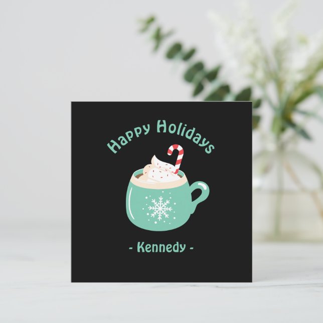 Chocolate caliente navidades (Anverso de pie)