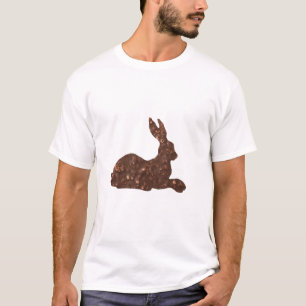 Chocolate, camiseta de conejo de Pascua