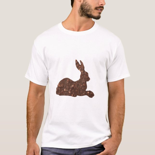 Chocolate, camiseta de conejo de Pascua (Anverso)