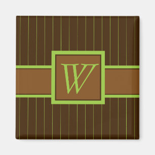 Chocolate con imán Lime Pinstripes