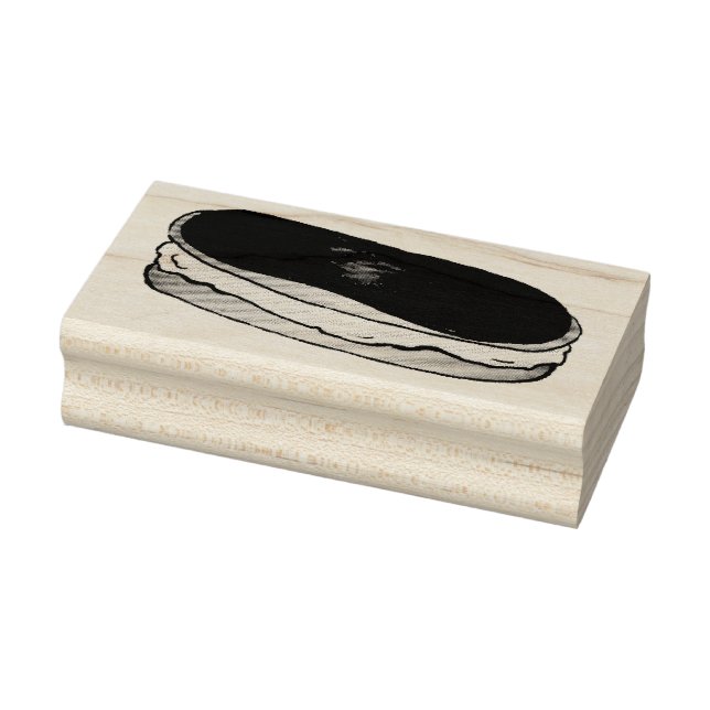 Chocolate Custard Eclair Sello de repostería franc (Sello)