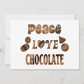 Chocolate de amor por la paz