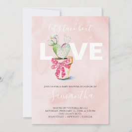 Chocolate de Cactus en Aquarela Baby Shower