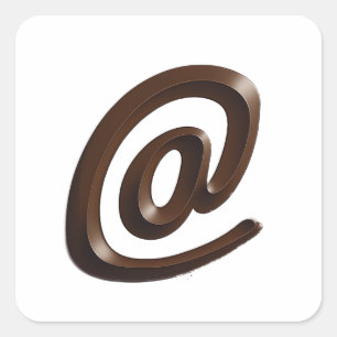 Chocolate en pegatinas de personajes