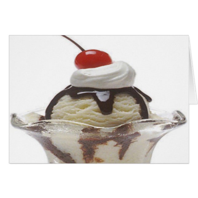 Chocolate Ice Cream Sundae (Anverso (Horizontal))