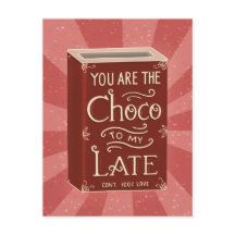 Chocolate Ilustracion Vintage postal
