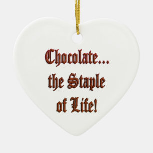 Chocolate la grapa de la vida Br. Ornamento cardía