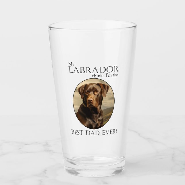 Chocolate Lab Dad (Anverso)