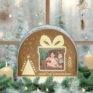 Chocolate Minimalist Tree Gift Box Photo Keepsake