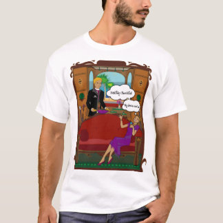 Chocolate sano en frente de camisa