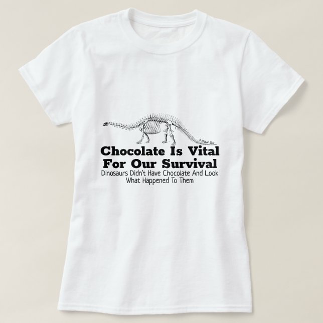 Chocolate - Una camiseta de MisterP (Diseño del anverso)