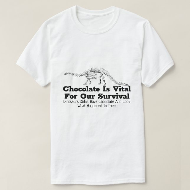 Chocolate - Una camiseta de MisterP (Diseño del anverso)