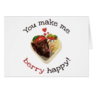 Chocolate y fresas que casan la tarjeta de la