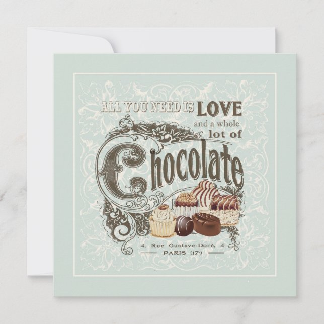 chocolates franceses modernos (Anverso)