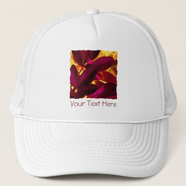 Choisya Autumn 'Your Text' (Tu texto) sombrero de  (Anverso)