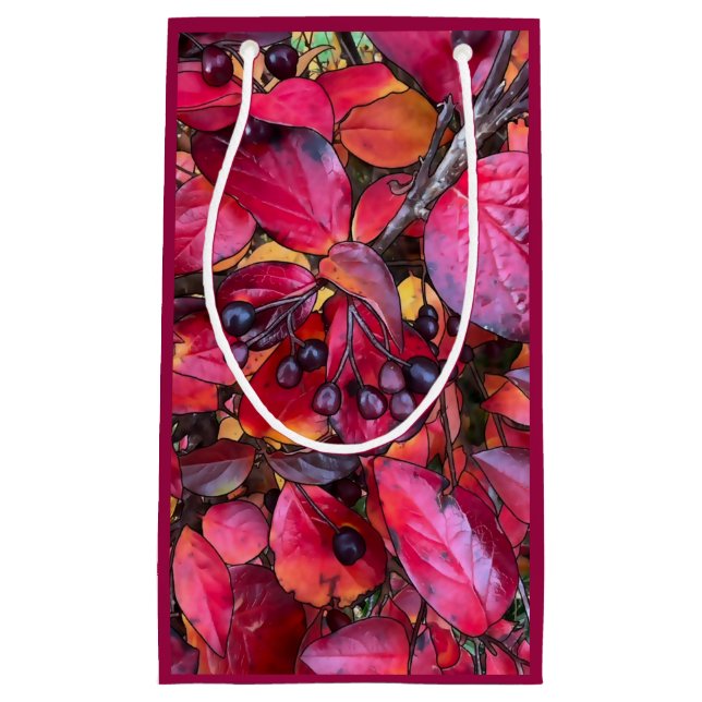 Chokecherries de otoño - Bolsa de regalo pequeña (Anverso)