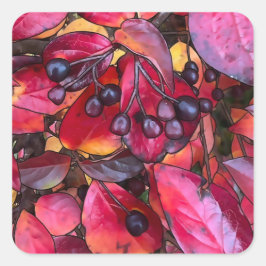 Chokecherries de otoño - Pegatinas de sobres