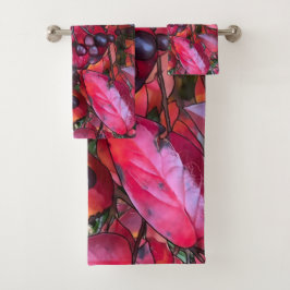 Chokecherries de otoño - Set de toallas de baño