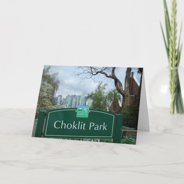Choklit Park, Vancouver, tarjeta de nota BC (Anverso)