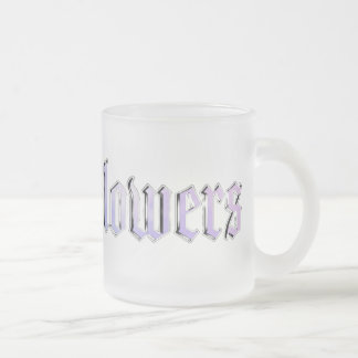 Chola Flowers | Taza de cristal esmerilado