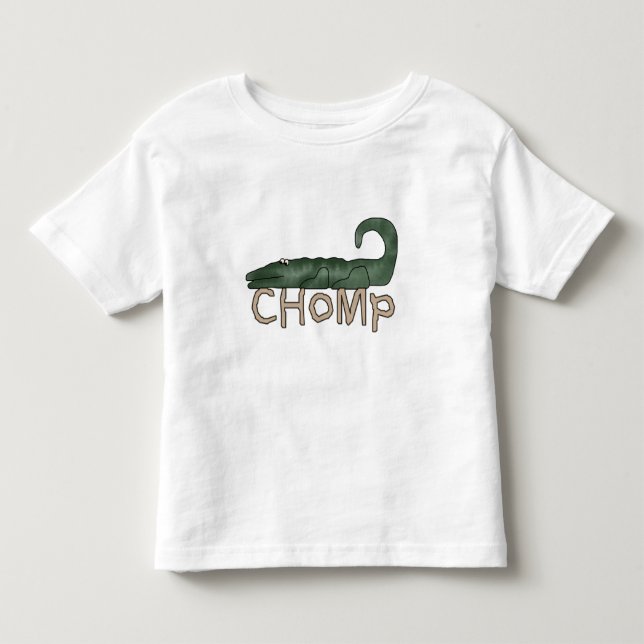 Chomp las camisetas y los regalos del cocodrilo (Anverso)