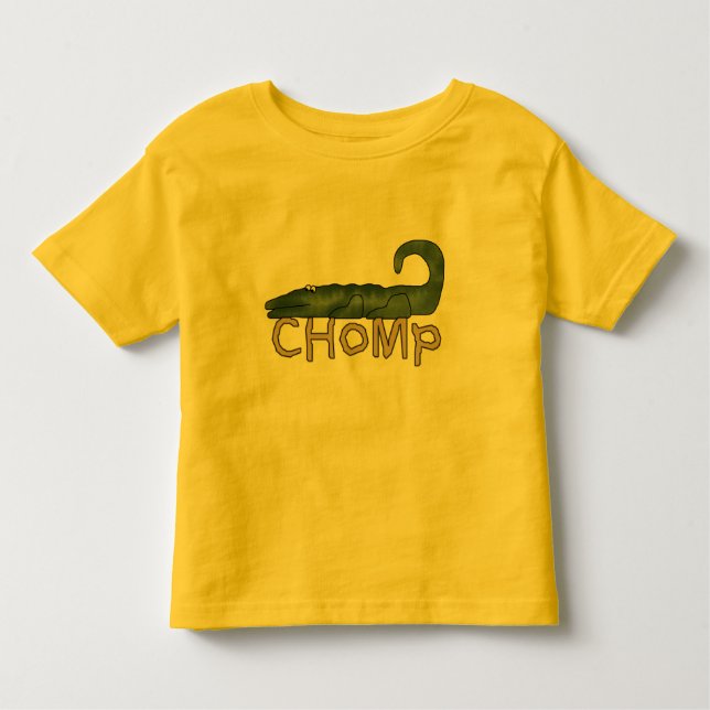 Chomp las camisetas y los regalos del cocodrilo (Anverso)